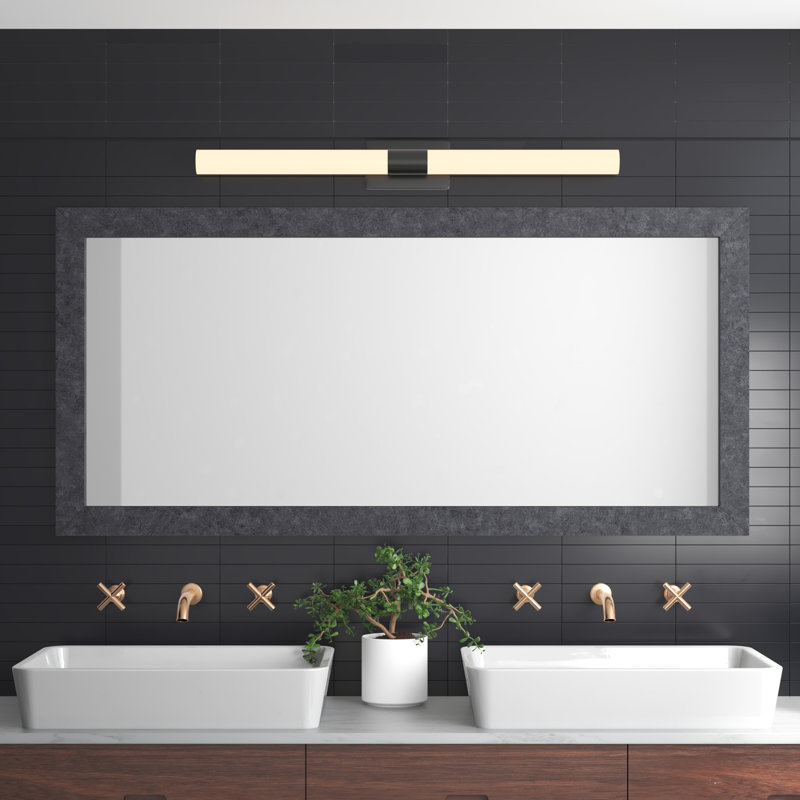 Alacazar Engineered Wood Flat Wall Mirror, 38.5" x 73"