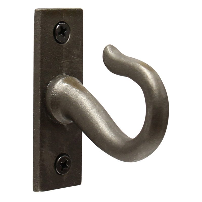 2.2 Inch Gray Iron Wall and Ceiling Hook