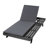 Lounge Chaise Set, Space Available On One Side, Acacia Wood In Black With Water-Resistant Lounge Cushions (2 Inch Thick)-2058343398