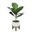 23'' Faux Fiddle Leaf Fig Tree in Ceramic Planter