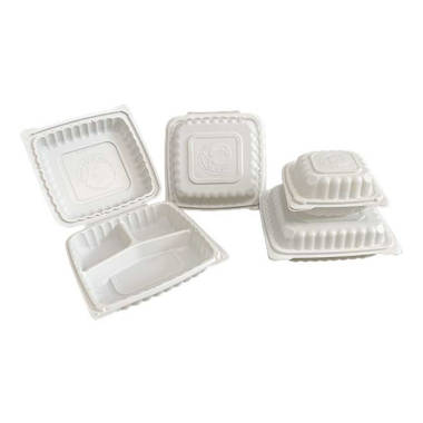 CLIPIN Disposable Plastic Serving Tray for 100 Guests