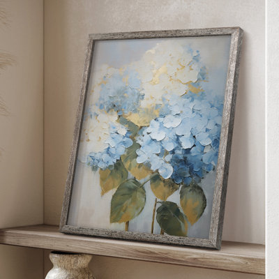 Reproduction encadrée FLORAL Series XCVII - bois massif