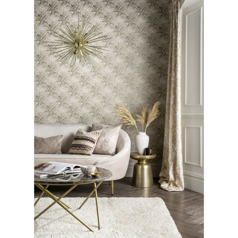 Vivido Dipinto Geometric Non-Woven Wallpaper Roll, Ivory