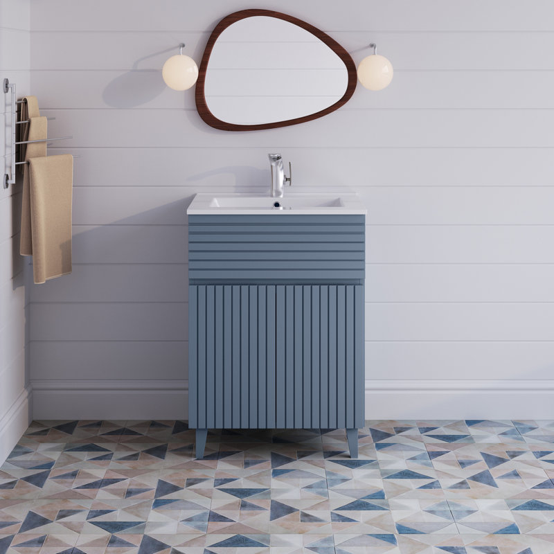 Bernay 24" Bathroom Vanity, Blue