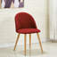 Heavener Modern Velvet Dining Chairs - Ergonomic Upholstered Curved Back with Solid Wooden Legs - Side Chair for Kitchen Living Room Dining Room-395894747-482633783