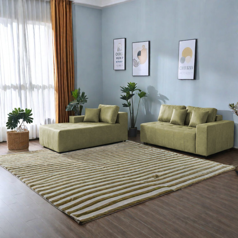 Compression Sectionals Sofa Bed, Faux Leather Modern L Shaped Couch for Home