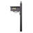 Classic Aluminum Post Mounted Mailbox with Magnetic Closure