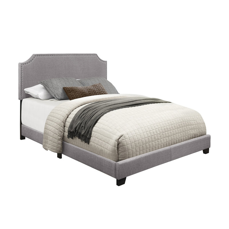 Lit standard, Gris, Très grand