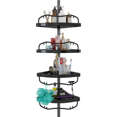 Miylah Wall Bamboo Shower Caddy