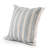 Blue/Ivory Farmhouse Striped Indoor/Outdoor Throw Pillow-1436721734
