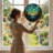 12"H Northern Lights Stained Glass Window Panel-815749339
