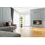 Italian Classics 4 Stripe 3D Embossed Wallpaper Roll-712749991