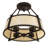Cilindro Lucy Idalight Semi Flush Mount