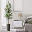 Arbre artificiel dans un pot de fleurs moderne, décoration d'arbre en soie d'olivier artificiel (pot et arbre)-925170724-938195084