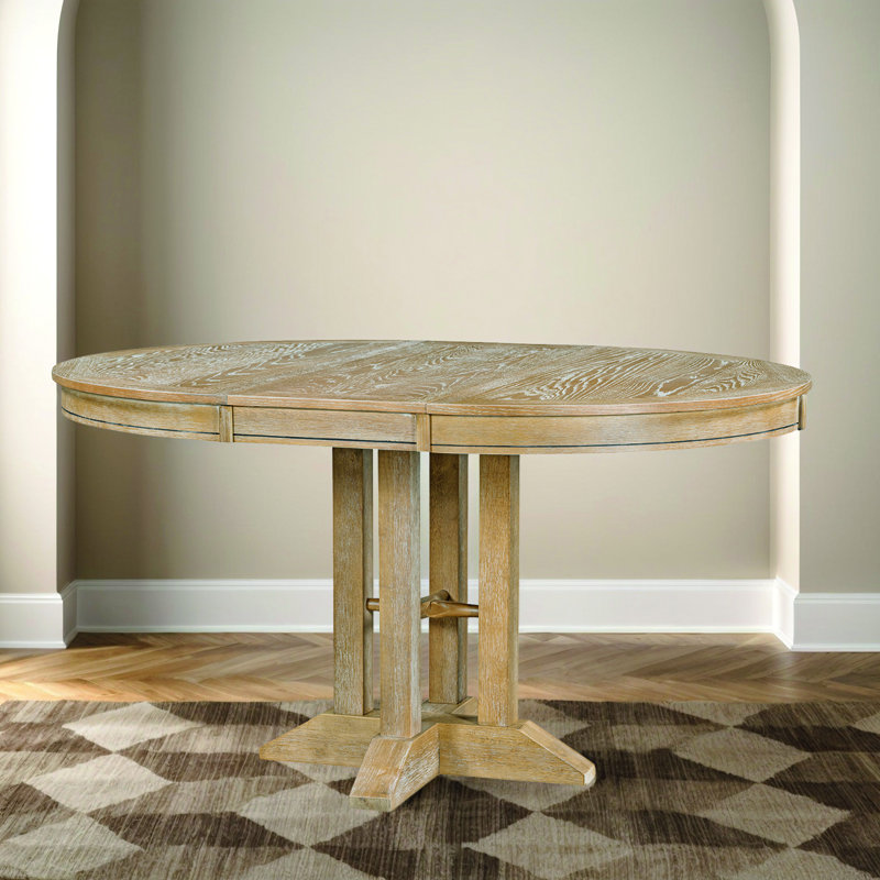 Table de salle à manger extensible Farmhouse, Bois naturel