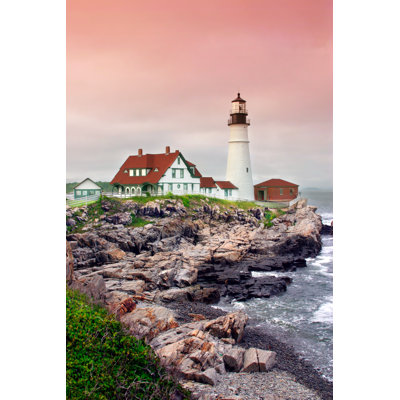 Portland Head Light by Coleong - Wrapped Canvas Print