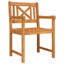 6 - Person Acacia Wood Patio Dining Set with Rectangular Table