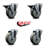 4-Piece Polyurethane Caster Set-88884358