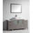  60" Single Bathroom Vanity Set with Mirror-27042754