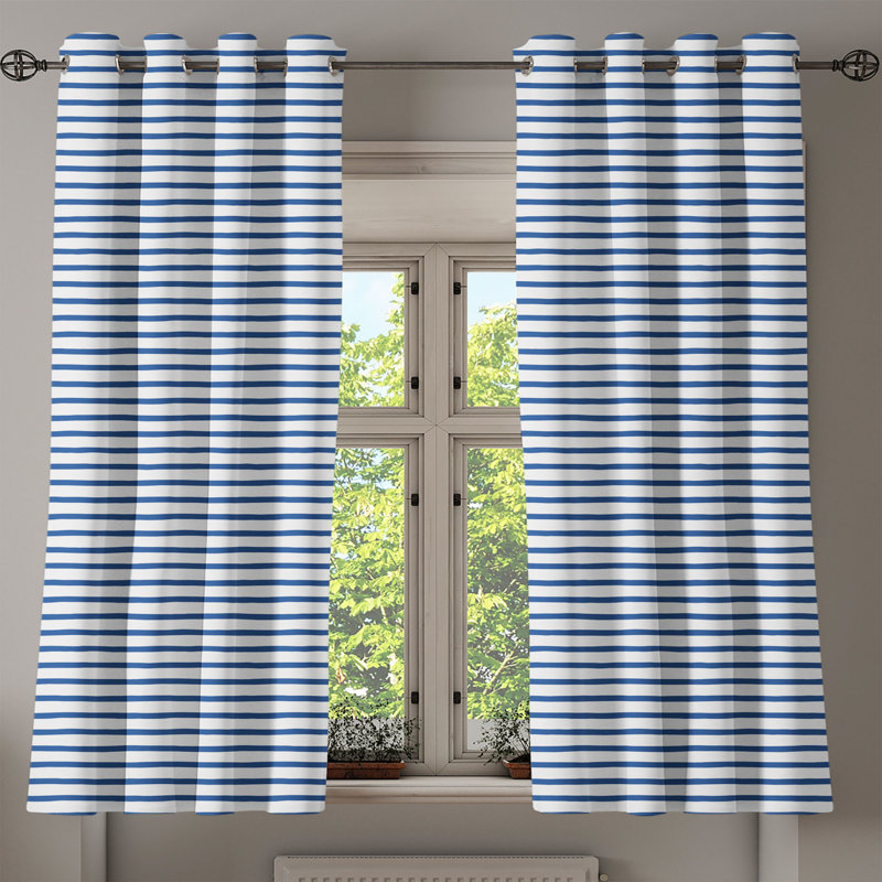 Sateen Semi Sheer Curtains / Drapes Pair, 50" W x 63" L