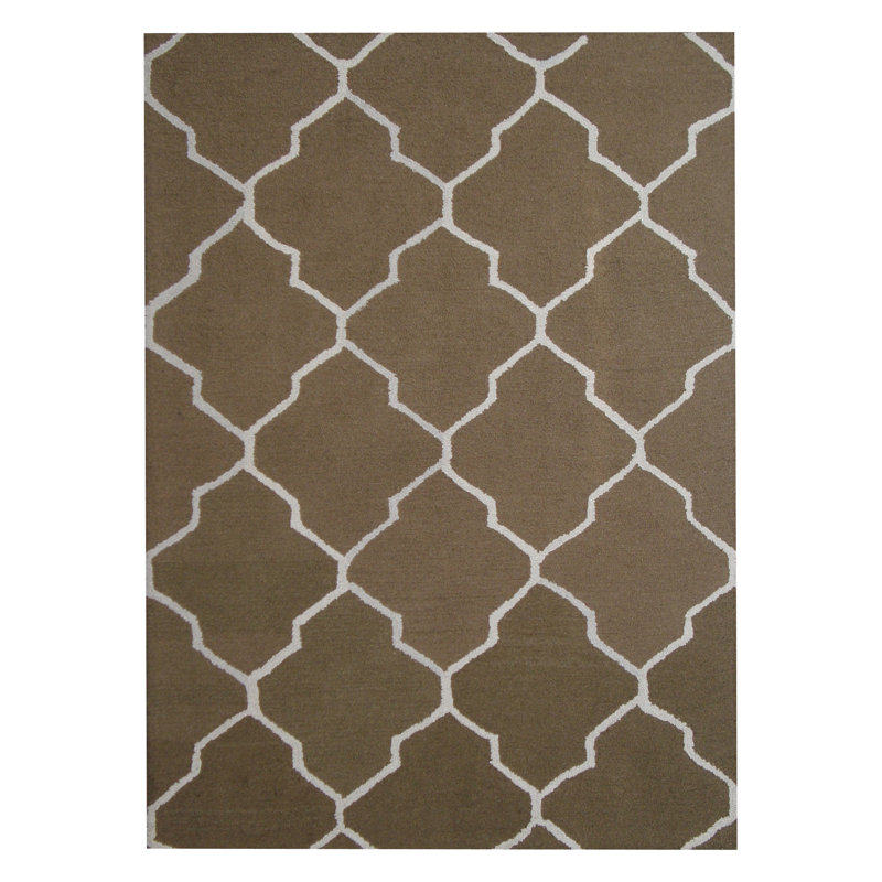 Wool Geometric Indoor Rug