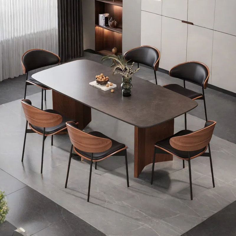 French retro modern dining table