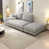 Light Gray Cotton Blend/Linen Blend