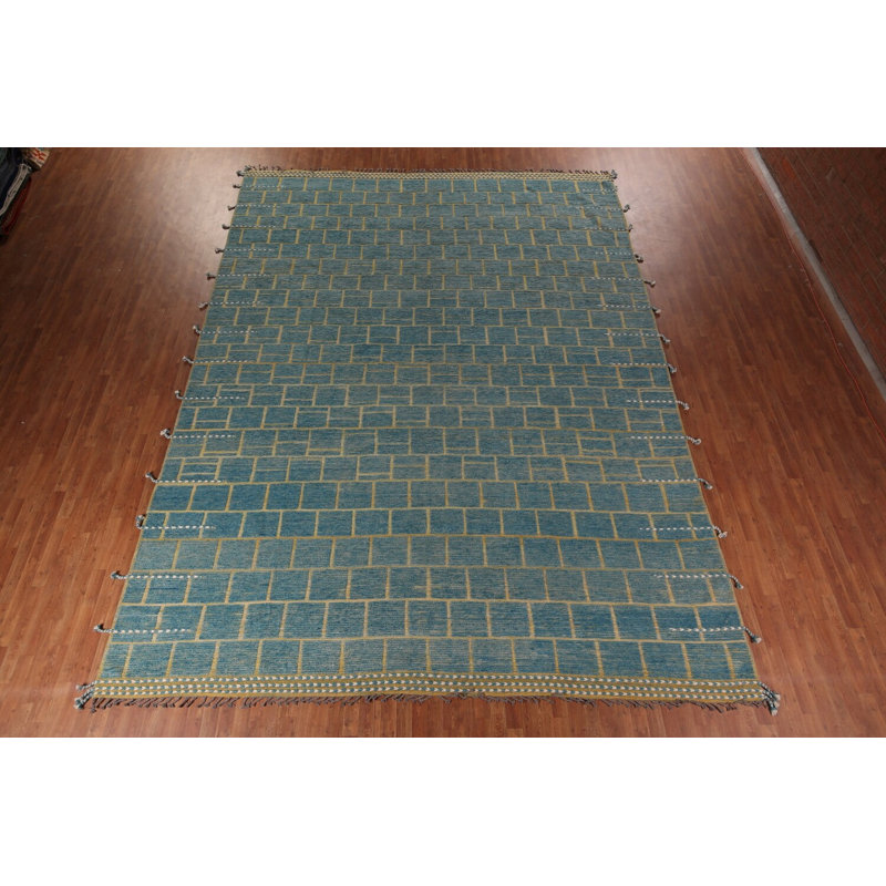 Grand tapis marocain géométrique moderne 12 x 16
