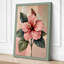 Pink Hibiscus Botanical - Wrapped Canvas-2127848499-2127848511
