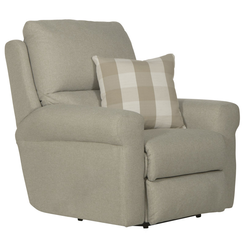 Fauteuil inclinable Aneeta, Polyester beige, Électrique