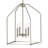 4-Light 16" Brushed Nickel Pendant-1794274007