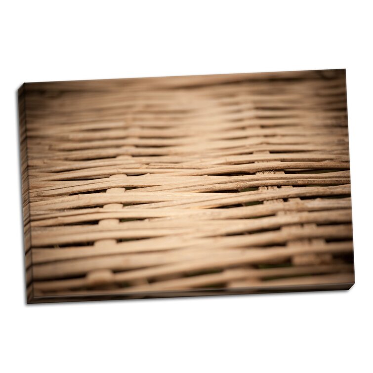 Red Barrel Studio® 'bamboo Weave' Photographic Print On Wrapped Canvas 