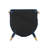 Neda Upholstered Velvet Dining Chair In Midnight Blue