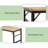 Adjustable Height Workbench (Not Including Office Chairs)