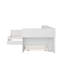 Lit plateforme simple en L en bois avec lit gigogne et tiroir-811059577