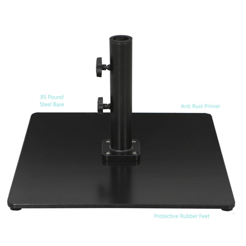 Base de parasol autoportante Phat Tommy, Noir