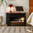 Solid Wood Rotating Mobile Side Table