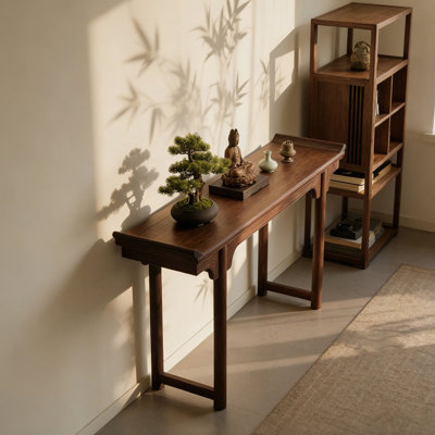 Nouvelle console en bois massif de style chinois