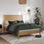 Lit plateforme en bois massif avec tête de lit rustique Ethan-521064910-487659444
