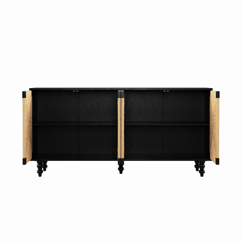 Accent Natural Sideboard Buffet Cabinet Storage