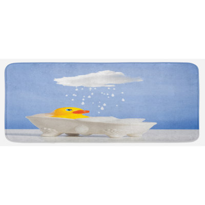 Tapis de cuisine en caoutchouc canard
