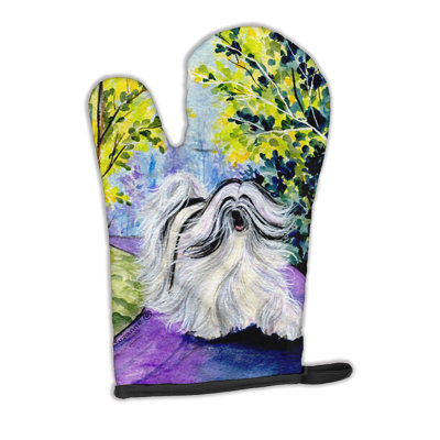 Caroline's Treasures Tibetan Terrier Polyester Oven Mitt