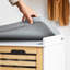 Kari Polyester Upholstered Storage Bench-1240060828