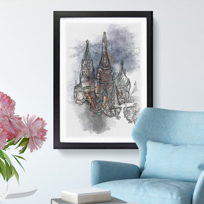 The Kremlin in Moscow Russia - Picture Frame Painting Print
