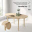 Table de salle à manger pliante en bois massif