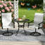 Chaises de jardin pivotantes, ensemble de 2-932100658