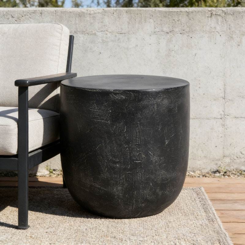 Outdoor LightWeight Concrete Side Table