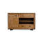 Buffet rétro en bois massif noir