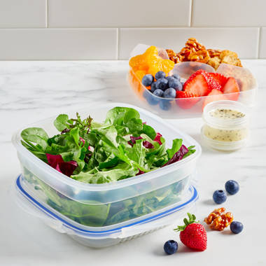 LocknLock On the Go Meals 3-Piece 32 lbs. Salad Bowl with Tray Set 09164 -  The Home Depot