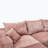 Boucle Sectional Sofa with pillows,No Assembly Needed-106714676